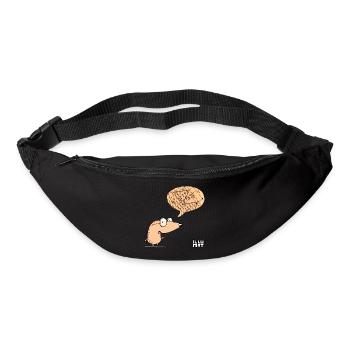 kleiner Klugscheißer - Gürteltasche - Schwarz - Vorne