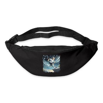 sportlicher Junge comic - Gürteltasche - Schwarz - Vorne