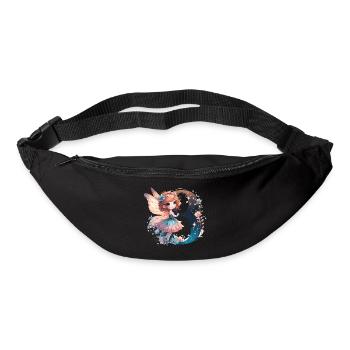 8 Jahre Fee Elfe Geburtstag Geschenk - Gürteltasche - Schwarz - Vorne