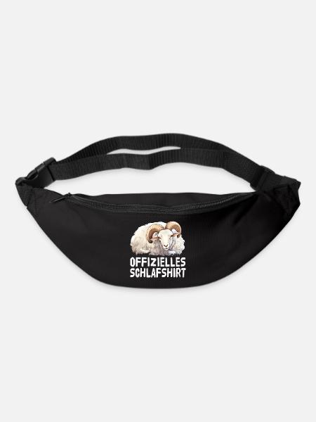 Offizieles Schlafshirt Widder Steinbock - Gürteltasche - Schwarz