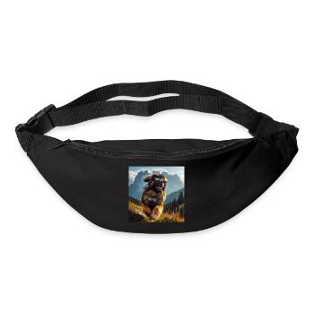 L’art de Leonberg - Sac banane - noir - Devant