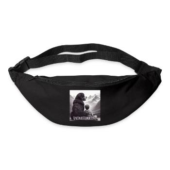 Berner Sennenhund - Gürteltasche - Schwarz - Vorne