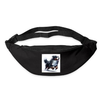 Berner Sennenhund - Gürteltasche - Schwarz - Vorne