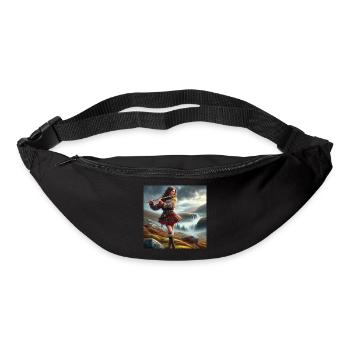 Celtic Female Musician - Bum bag - black - Front