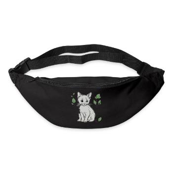 Chat, Chaton, Chats, Enfants - Sac banane - noir - Devant