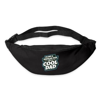 Papa cool disant que la fête des pères est le meilleur papa - Sac banane - noir - Devant