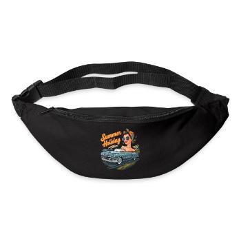 Holiday Cabrio Ride Lifestyle 1950er 1960er - Gürteltasche - Schwarz - Vorne
