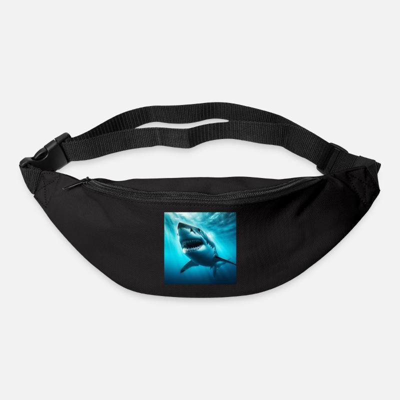 Great White Shark - Bum bag - black