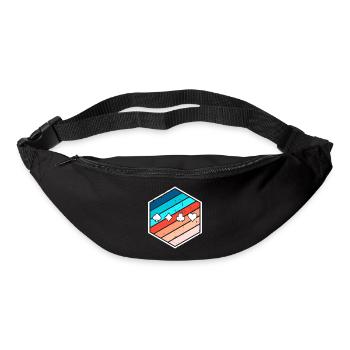 Jeux de cartes Jeux d’argent Roulette Poker Jeux d’argent - Sac banane - noir - Devant