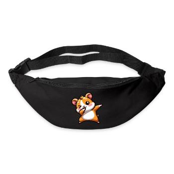 Hamster Dab Meerschweinchen Cool Dabbing - Gürteltasche - Schwarz - Vorne