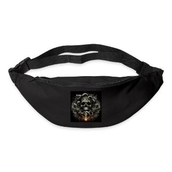 Skull and snakes - Bum bag - black - Front