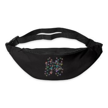 Papillons Sentiments Émotion Douleur Dépression - Sac banane - noir - Devant