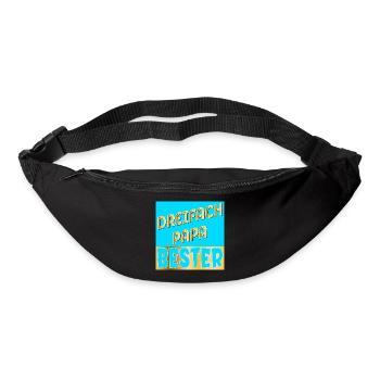 DREIFACH PAPA VATERTAG - Gürteltasche - Schwarz - Vorne