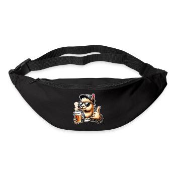 Alpaca Beer Surfer Greeting - Bum bag - black - Front