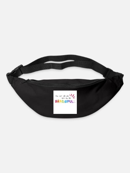 Vous êtes précieux - message - personne d’autre n’est comme vous ! - Sac banane - noir