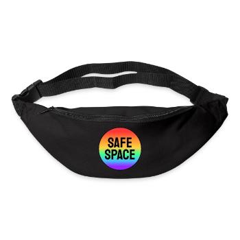 LGBT safe space - Bum bag - black - Front