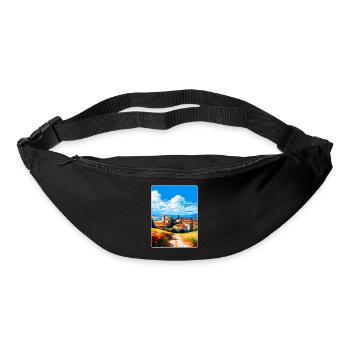 Extremadura Spanien Vintage Reiseplakat Souvenir - Gürteltasche - Schwarz - Vorne