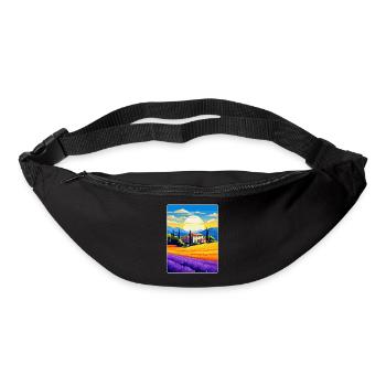 Provence Frankreich Vintage Reiseplakat Souvenir WPA - Gürteltasche - Schwarz - Vorne