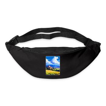 Provence Frankreich Vintage Reiseplakat Souvenir WPA - Gürteltasche - Schwarz - Vorne