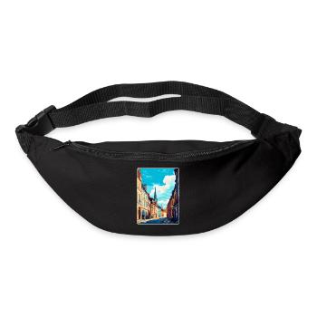 Dijon France Vintage Travel Poster WPA Souvenir - Bum bag - black - Front