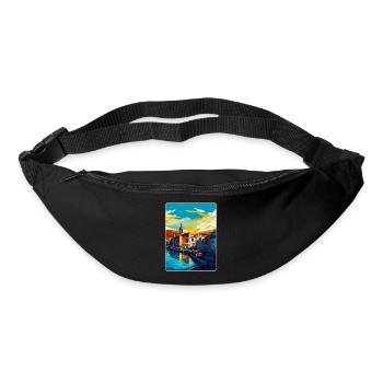 Bilbao Spain Vintage Travel Poster WPA Souvenir - Bum bag - black - Front