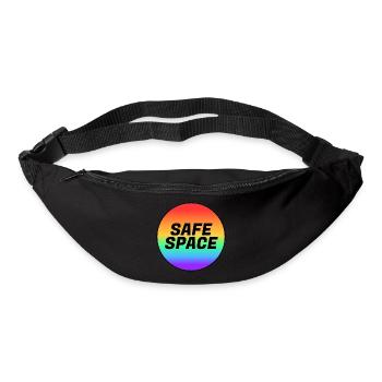 LGBTQ-sicherer Raum - Gürteltasche - Schwarz - Vorne