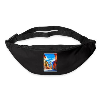 Oviedo Spain Vintage Travel Poster WPA Souvenir - Bum bag - black - Front