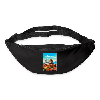 Florence Italy Vintage Travel Poster Souvenir WPA - Bum bag - black - Front