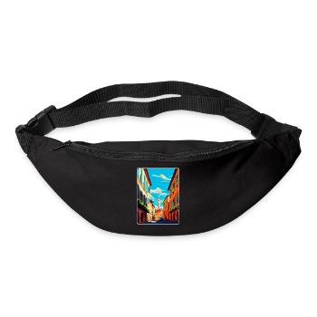 Modena Italien Vintage Reiseplakat WPA Souvenir - Gürteltasche - Schwarz - Vorne