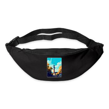 Dortmund Germany Vintage Travel Poster Souvenir - Bum bag - black - Front