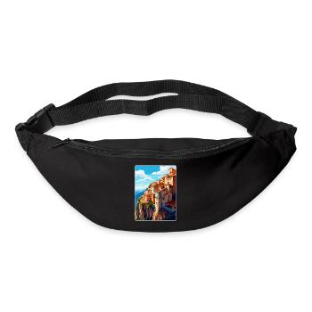 Cuenca Spain Vintage Travel Poster WPA Souvenir - Bum bag - black - Front
