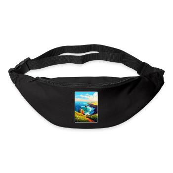 Lands End Cornwall England Uk Travel Poster WPA - Bum bag - black - Front