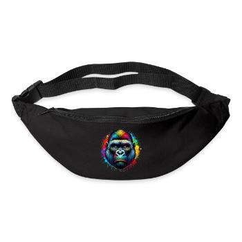 Gorille - Sac banane - noir - Devant