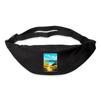 Scilly-Inseln Uk Vintage Reiseposter Souvenir - Gürteltasche - Schwarz - Vorne