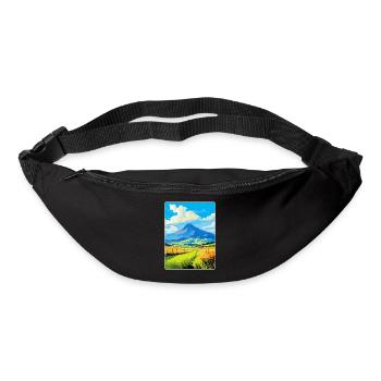 Mourne Mountains Vintage Travel Poster Souvenir - Bum bag - black - Front