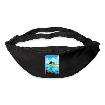 Marazion Cornwall England Uk Travel Poster WPA - Bum bag - black - Front
