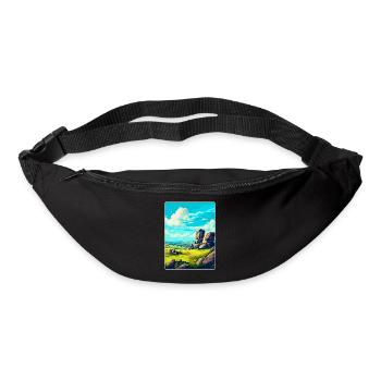 Dartmoor National Park Travel Poster Souvenir WPA - Bum bag - black - Front