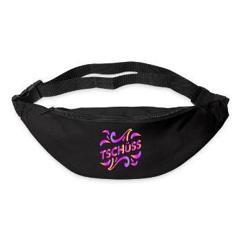 ABSCHIED TSCHÜSS - Gürteltasche - Schwarz - Vorne