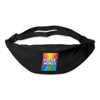 Mois de la fierté LGBTQ - Sac banane - noir - Devant