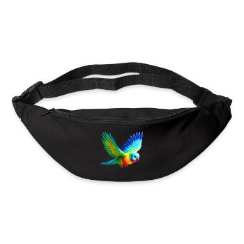 Rainbow Parakeet (03) - Bum bag - black - Front