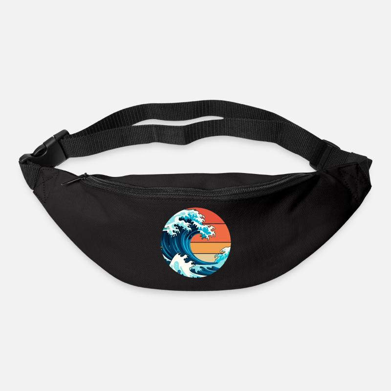 Japan Wave - Bum bag - black