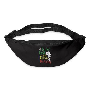 Afrique Africains - Sac banane - noir - Devant