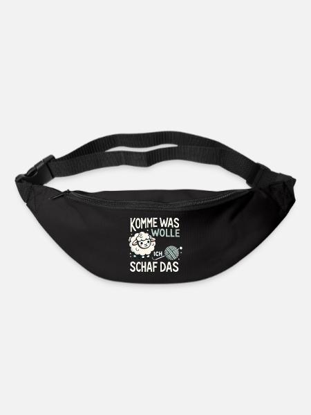 Come what do I want sheep that - Bum bag - black