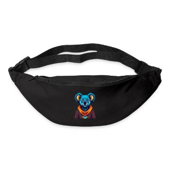 Koala Bunte Kawaii Cartoon Figur Clipart - Gürteltasche - Schwarz - Vorne