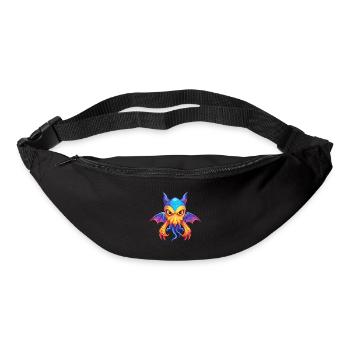 Vampire Squid Colorful Kawaii Cartoon Sea Animal - Bum bag - black - Front