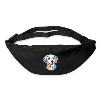 Dalmatian Watercolors - Bum bag - black - Front