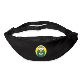 Groundhog Cute Kawaii Cartoon Clipart Pet Animal - Bum bag - black - Front