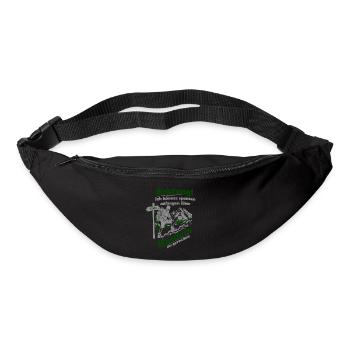 Attention, I could start spontaneously about hiking - Bum bag - black - Front