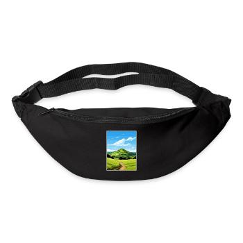 Malvern Hills Aonb Reise Poster Souvenir Farbe WP - Gürteltasche - Schwarz - Vorne