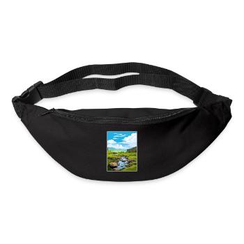 North Pennines Aonb Vintage Reiseposter Souvenir - Gürteltasche - Schwarz - Vorne